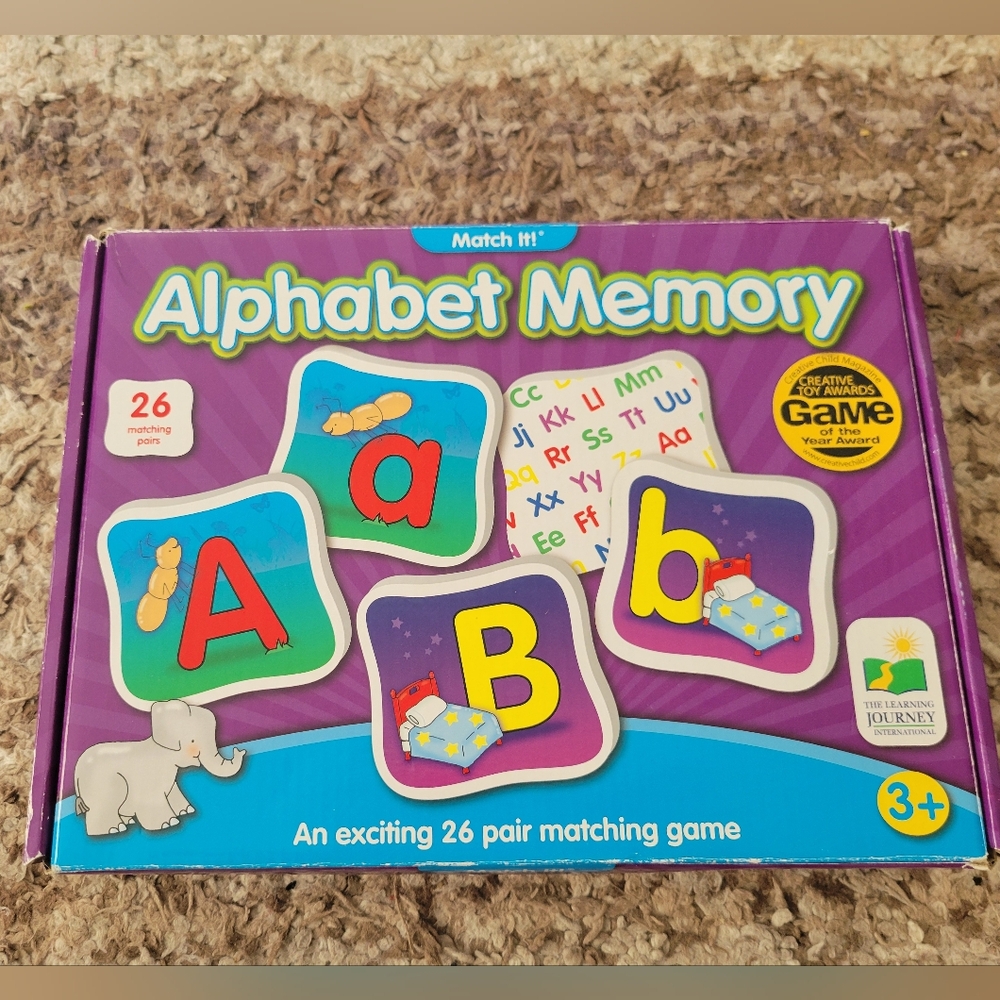 Alphabet Memory Game for Kids Educational